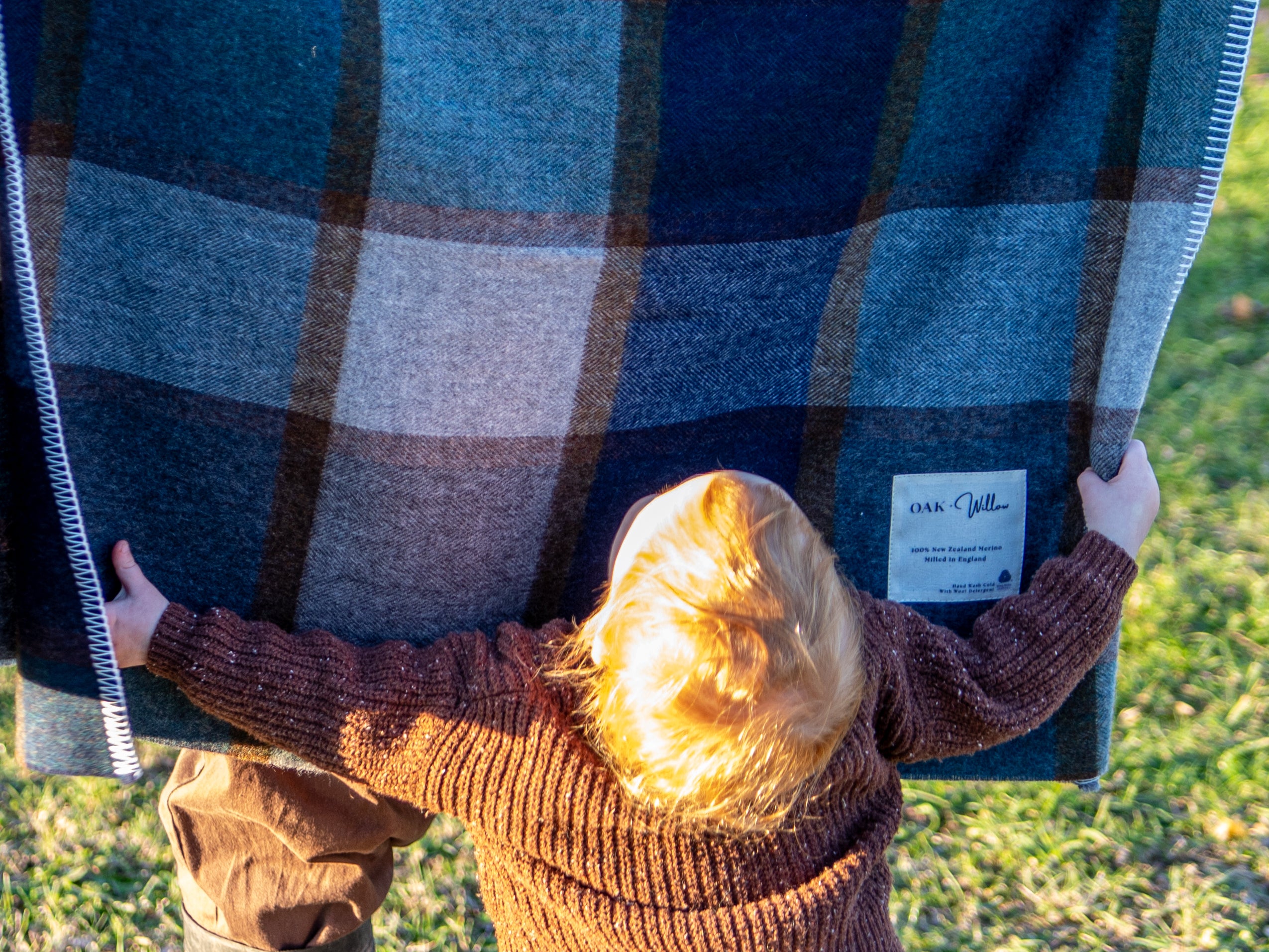 Midnight Shepherd Merino Blanket