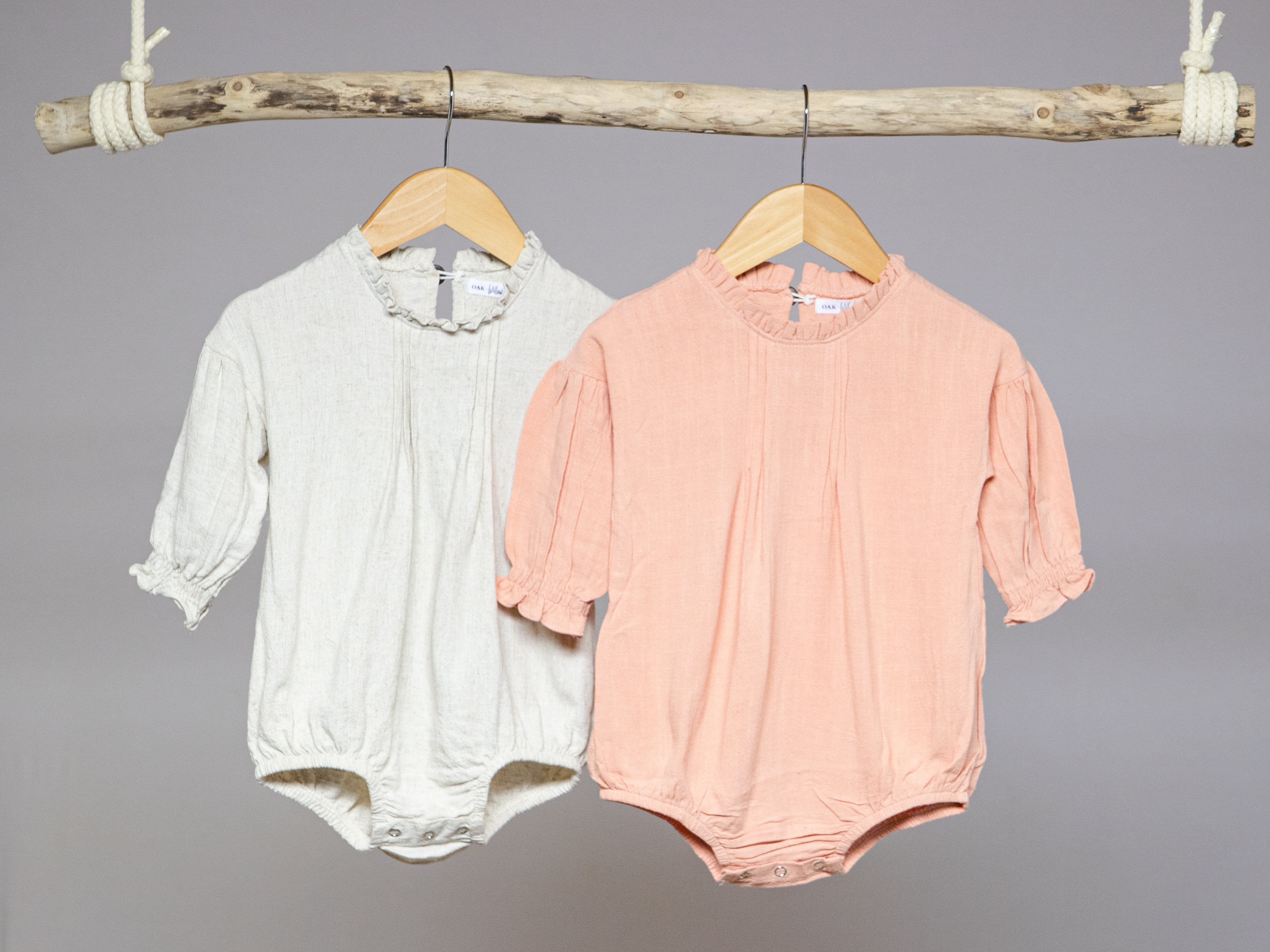 Calla Lilly Romper, Rosewood