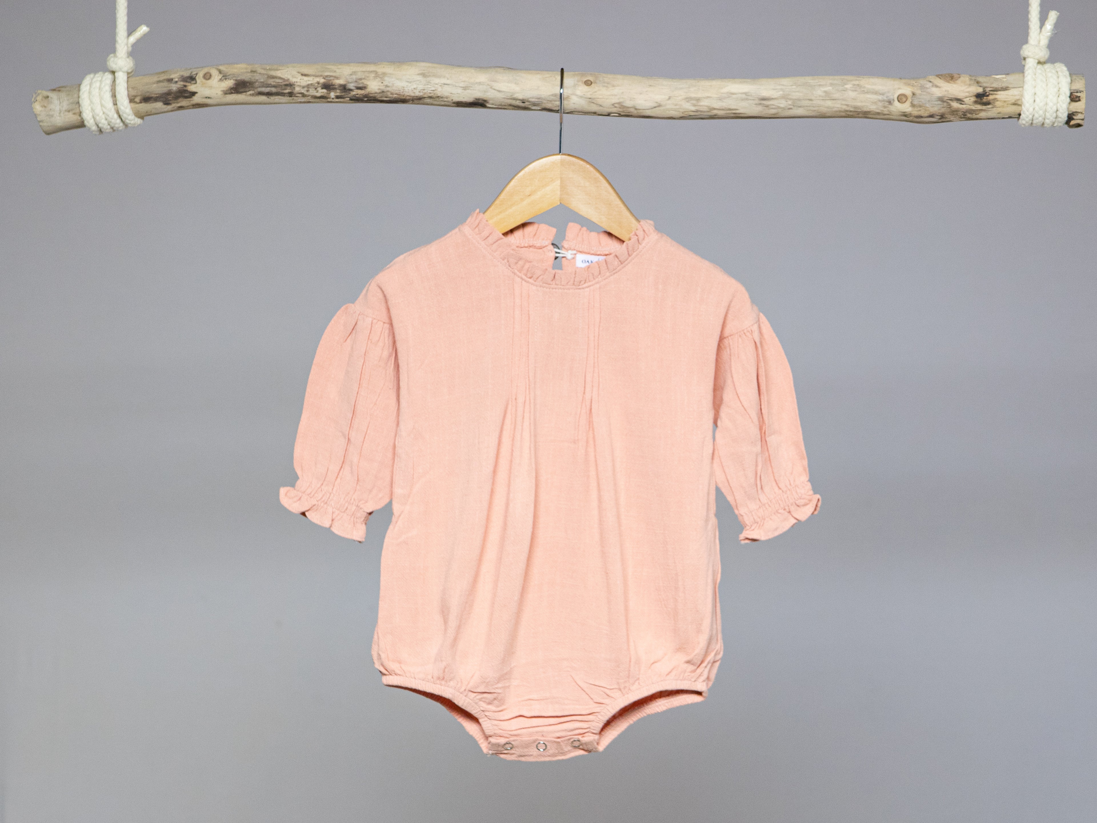 Calla Lilly Romper, Rosewood