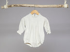 Calla Lilly Romper, Stone