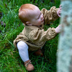 🌿Baby's Breath Romper, Earth Green