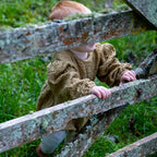 🌿Baby's Breath Romper, Earth Green