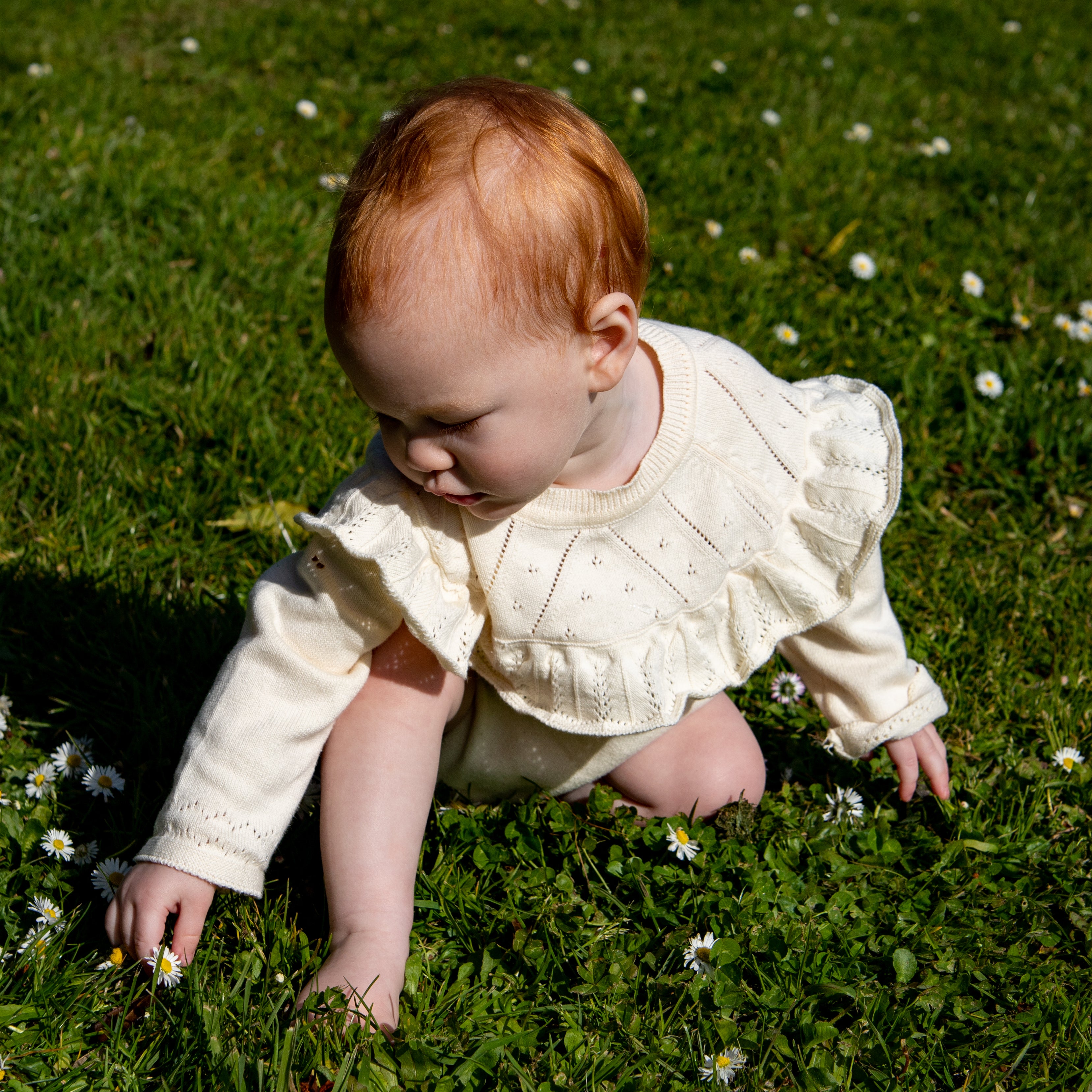 Snow Drop Romper, Snow