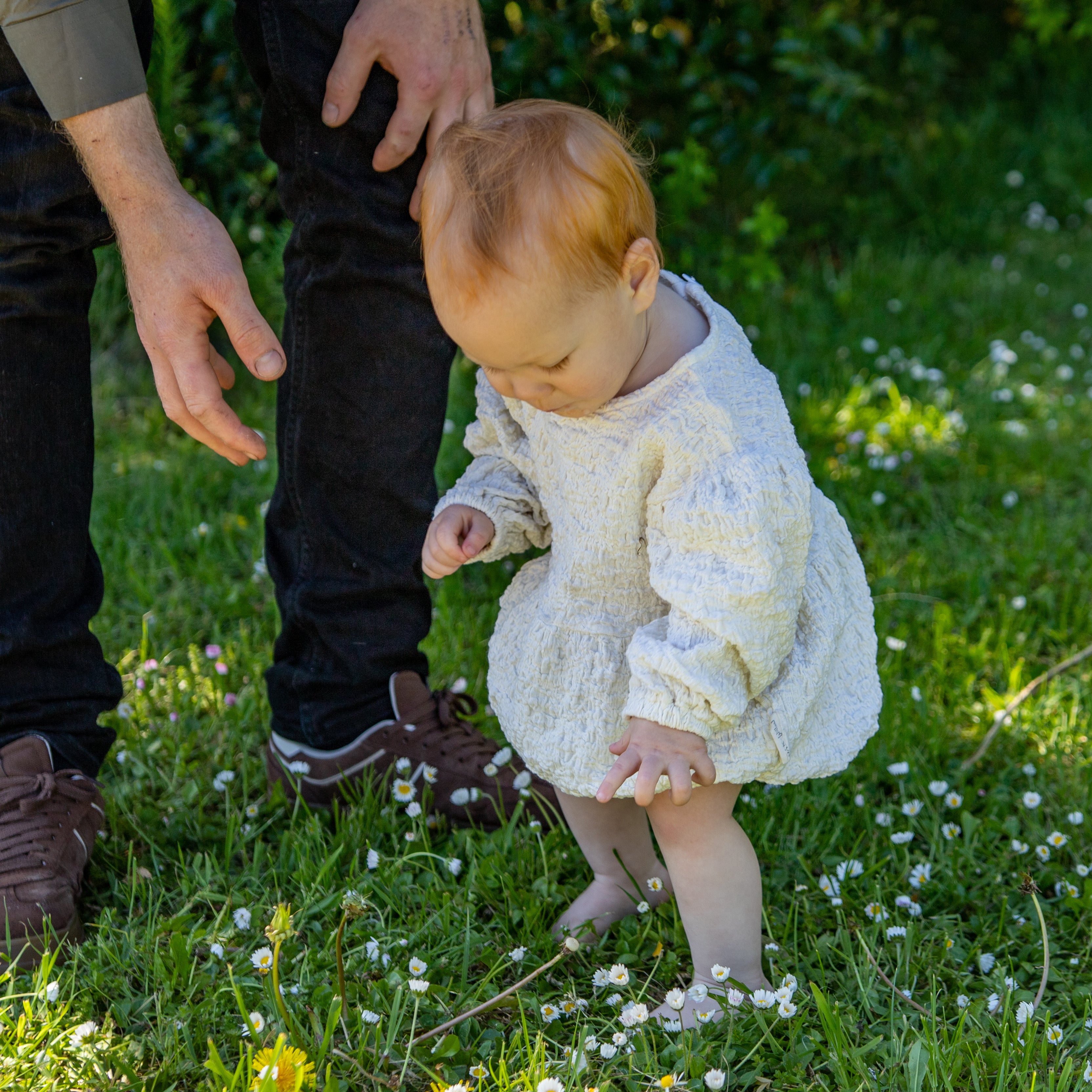 🌿Baby's Breath Romper, Ivory