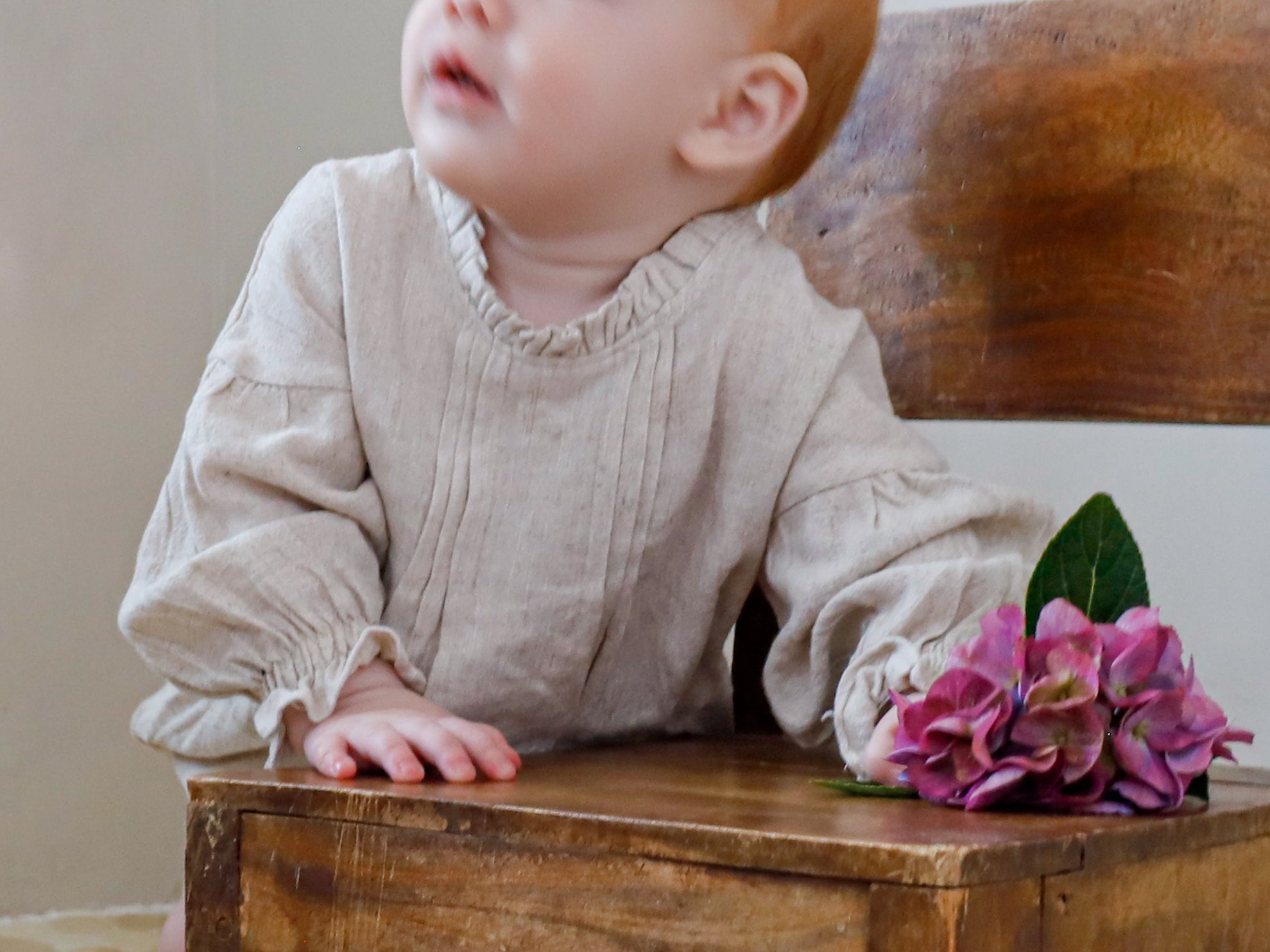 Calla Lilly Romper, Rosewood